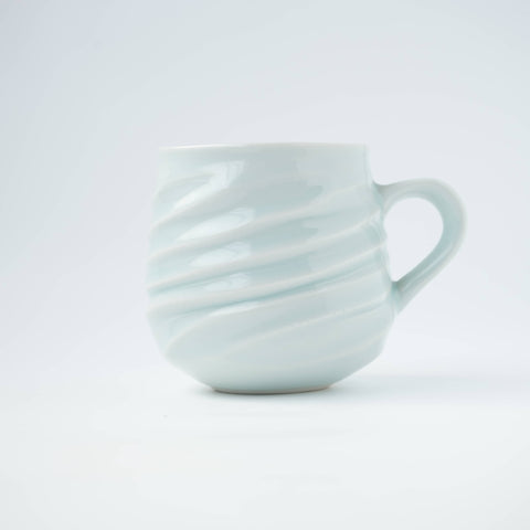 LIGHT BLUE PORCELAIN MUG